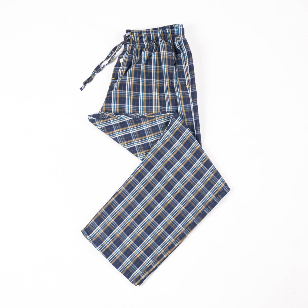 Premium Navy Multi Color Check Pajama