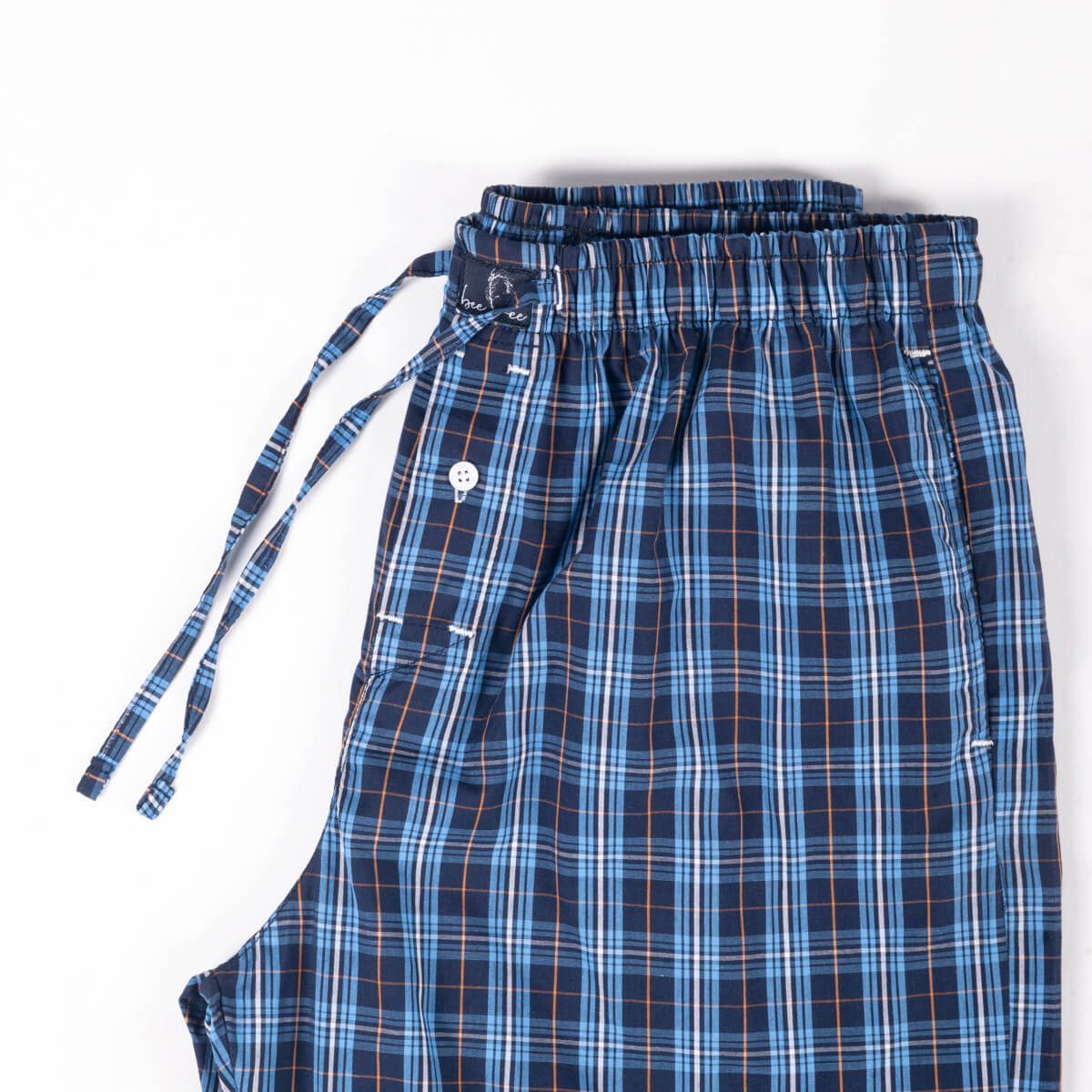 Sapphire Check Premium Cotton Pajama