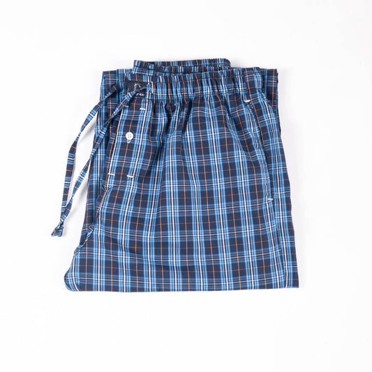 Sapphire Check Premium Cotton Pajama