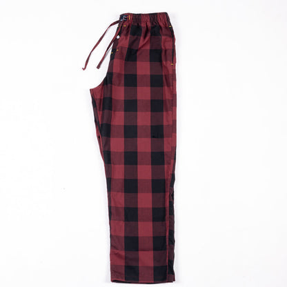 Maroon Black Premium Cotton Pajama