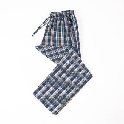 Premium Navy Multi Color Check Pajama