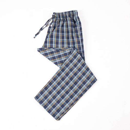 Premium Navy Multi Color Check Pajama