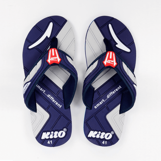 Navy Grey Classic Kito Men Flip Flop